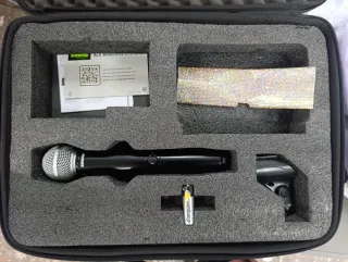 Micrófono Shure SM58 con maletín