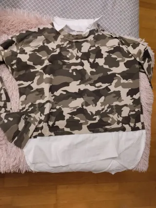 Camiseta camuflaje mujer