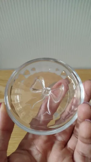 Scatolina portagioie in vetro