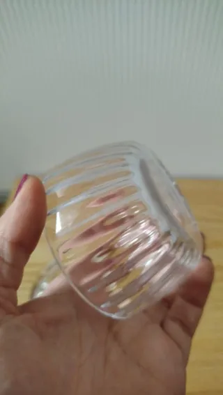 Scatolina portagioie in vetro