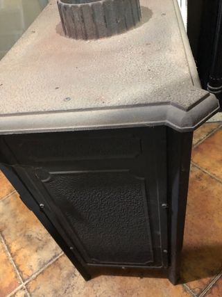 Estufa de leña rústica de fundido  Hergom