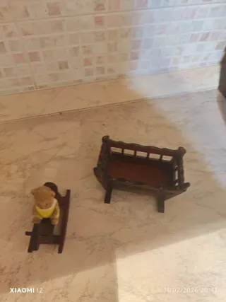 Cavallo dondolo più culla e orsetto My Doll