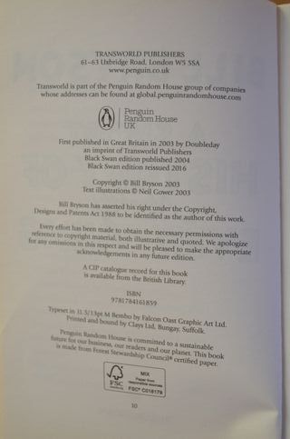 Libros en inglés de Stephen Hawking y Bill Bryson