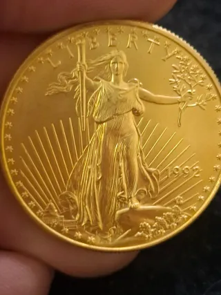 Moneda Oro liberty 1992