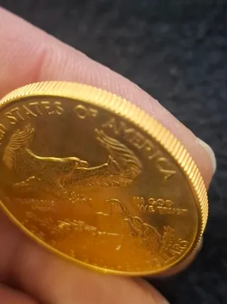 Moneda Oro liberty 1992