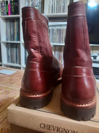 Botas altas Chevignon piel marrón.