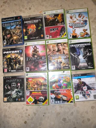 Lote Videojuegos PS3, PS2, Xbox 360 y Pc