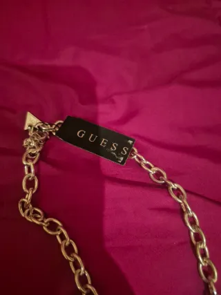 Colgante Guess Corazón Plateado