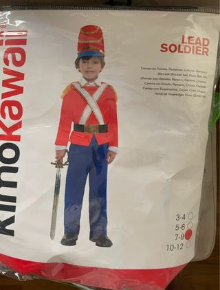 Disfraz Soldado 7-9 años