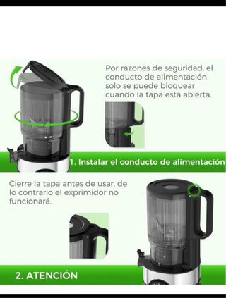 Extractor de zumos y verduras