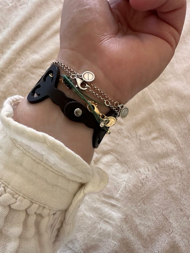 Pulsera Tous Piel y Oro