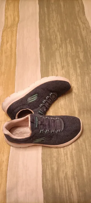 Zapatillas Skechers Gris Talla 38