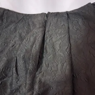 Falda midi jacquard con volumen