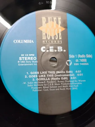 Vinilo Rap C.E.B. - Goes Like This 12" 1993