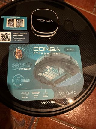 Conga Eternal Pet Titanium Robot Aspirador