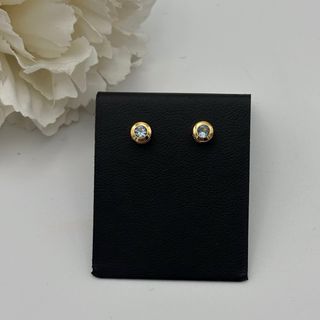 Pendientes de oro 18kt con circonitas