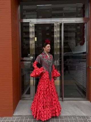 Traje de flamenca Córdoba canastero sin estrenar