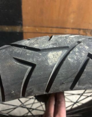 Rueda trasera supermotard Derbi Senda 50cc