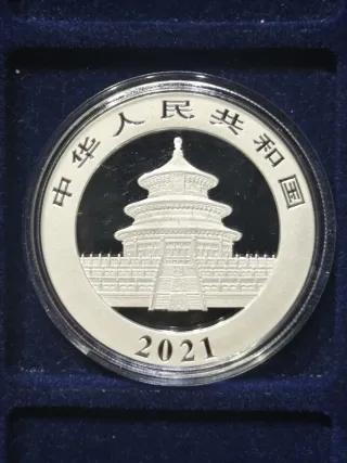 1 Onza Plata Panda 10 Yuan 2021