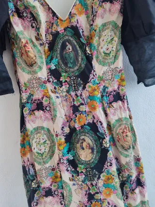 Vestido Flamenca Largo Estampado