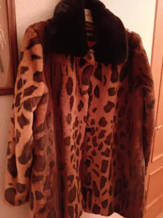 Abrigo juvenil animal print Cuplé