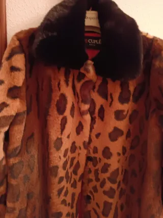 Abrigo juvenil animal print Cuplé