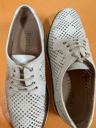 Zapatos Pitillos Piel Talla 38