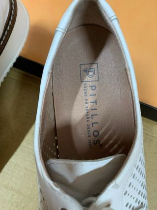 Zapatos Pitillos Piel Talla 38
