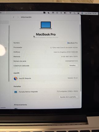 MacBook Pro 12 1 Plata