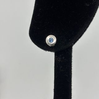 Pendientes de oro 18kt con gema azul