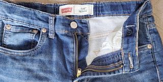 Calças Levi’s 510 Skinny Azul - 14 anos