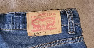 Calças Levi’s 510 Skinny Azul - 14 anos