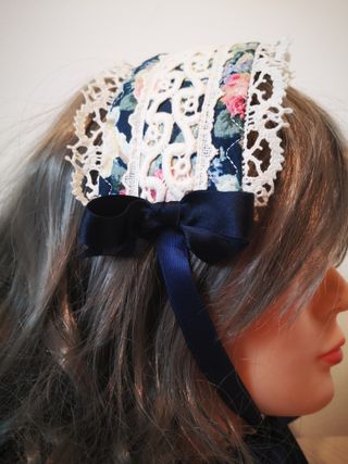 Lolita headdress pizzo floreale Egl old school