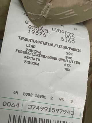 Blazer uomo lino Missoni Beige