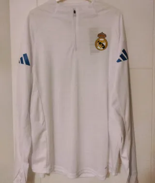 Camiseta Entrenamiento Real Madrid Adidas Blanca