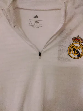 Camiseta Entrenamiento Real Madrid Adidas Blanca