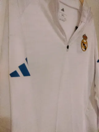 Camiseta Entrenamiento Real Madrid Adidas Blanca