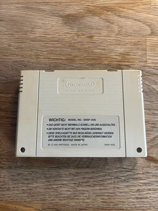 Super Ghouls 'n Ghosts SNES PAL.