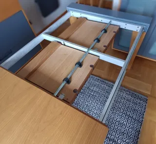 Mesa de comedor extensible madera