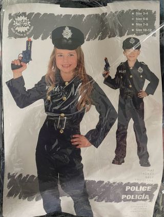 Disfraz Policía Talla 5-6 Años