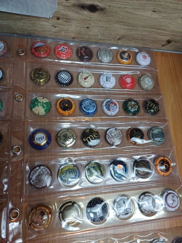 ÁLBUM CHAPAS DE CAVA CON 144 CHAPAS