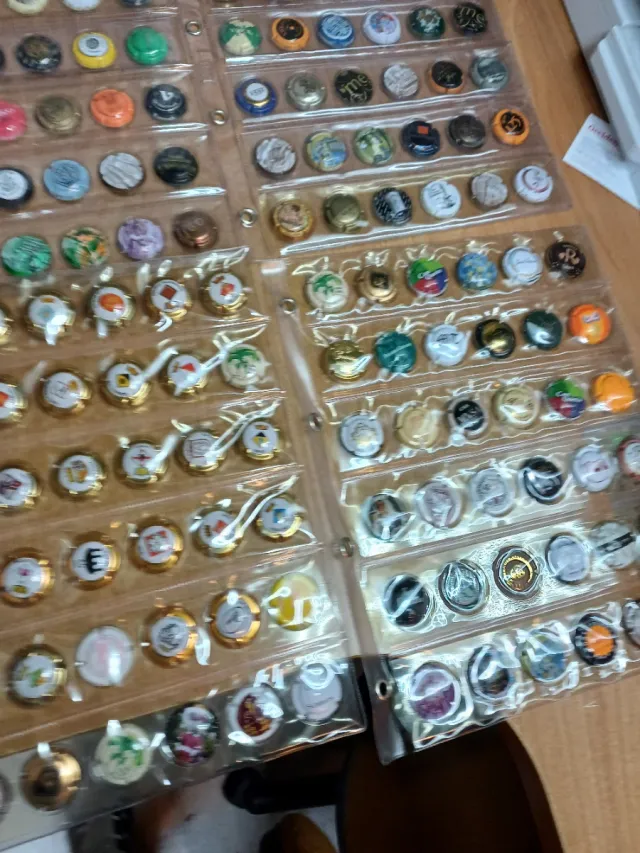 ÁLBUM CHAPAS DE CAVA CON 144 CHAPAS