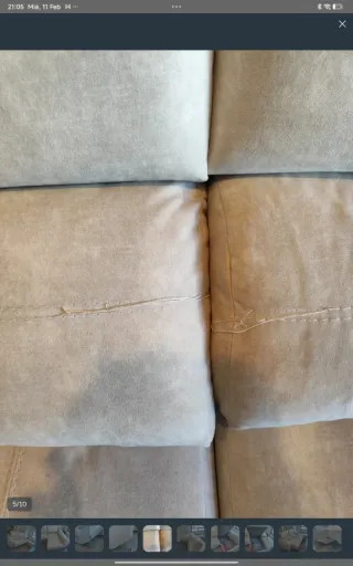 Sofá chaiselongue abatible beige