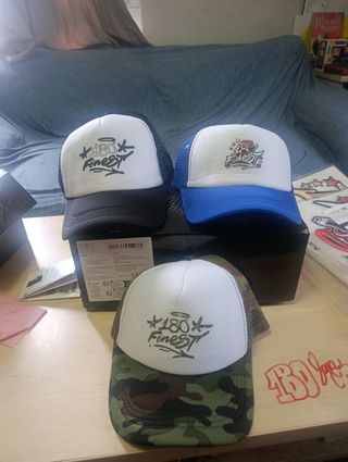 Gorra 180 Finest azul negra y militar!