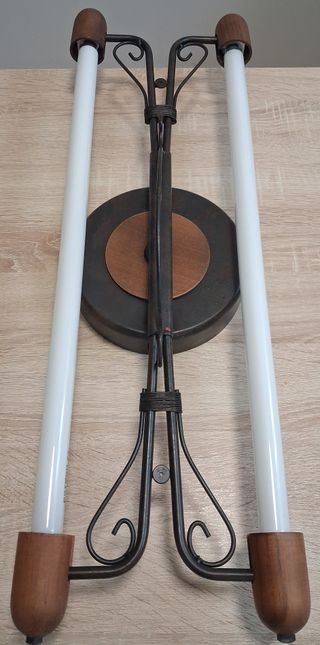 Lámpara de techo forja 2 luces