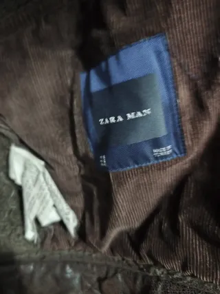 Cazadora imitación cuero con borrego