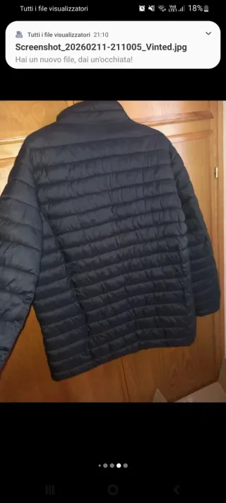 Piumino donna nero taglia XXXL Taglia 53