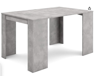 Mesa Consola Extensible Gris. Sevilla