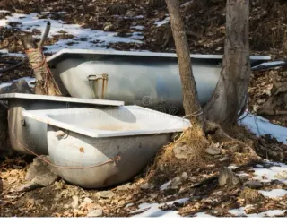 2 Bañeras Metálicas para Bebederos o comederos de