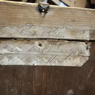 Antica stampa floreale inizio '900